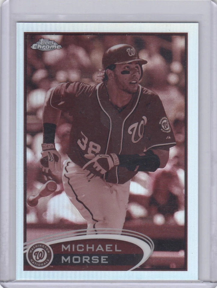 Michael Morse Topps 2012 cromo refractor Sepia paralelo/75 - #62 Nationals Foto 1 de 1