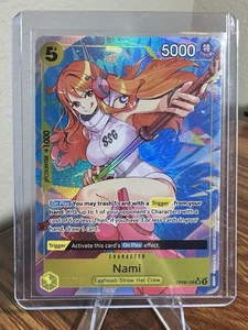 Nami (Parallel) OP08-106 Two Legends English Alt Art Near Mint Foil - Picture 1 of 2