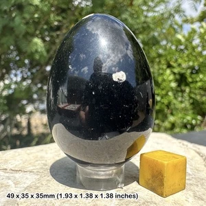Obsidian crystal egg - spiritual healing mineral, authentic - Picture 1 of 1