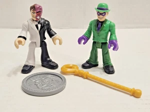 Fisher-Price Imaginext DC Super Friends Enigmista e Due Facce - Foto 1 di 3