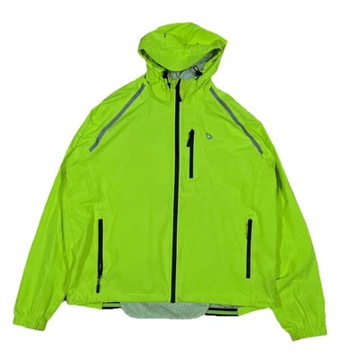Куртка с капюшоном Baleaf мужская размер XL с карманами на молнии светоотражающая желтая яркая - Изображение 1 из 4