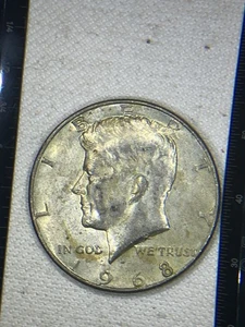 1967, 1968-D 40% Silver Kennedy Half Dollars Nice circulated - Picture 1 of 4