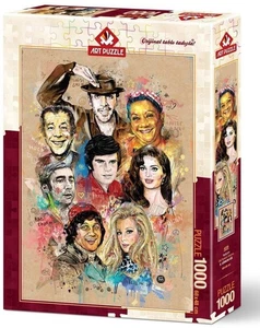NEU Kunstpuzzle 1000 Teile Puzzle 15+ Alter alt türkisches Kino - Bild 1 von 2