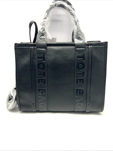 Alyssa Tote Bag with Included Wallet and Strap Black Vegan 13" x 11" New - Picture 1 of 11