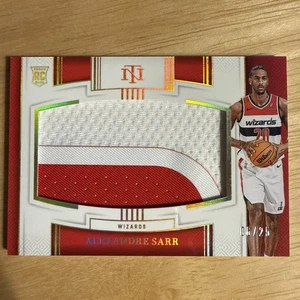 2024/25 National Treasures Alexandre Sarr Rookie Jersey Patch Prime 6/75 - Picture 1 of 2