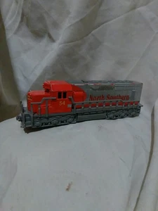 SHING FAT Pull Back & Go 7" Freight Loco Train North Southern Gray Red Toy - Picture 1 of 9