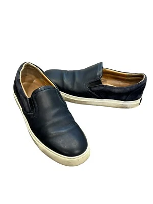 ZAPATILLAS DEPORTIVAS HARRYS OF LONDON PARA HOMBRE SIN CORDONES AZUL MARINO CUERO GAMUZA 42 US 9 Foto 1 de 4