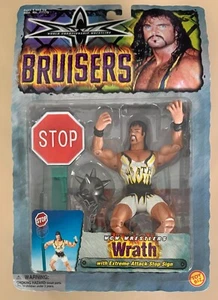 1999 Toy Biz WCW Bruisers WRATH Action Figure MOC - Picture 1 of 6