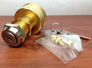 Marine Brass Ignition Starter Switch 4 Terminals 3 Positions Heavy Duty OFF ON - Picture 1 of 4