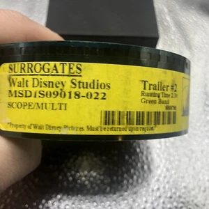 Surrogates #2 Movie Theater Film Trailer 35mm Disney Bruce Willis Terminator - Picture 1 of 8