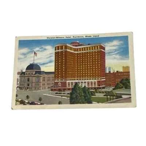 Postal Sheraton Biltmore Hotel Providence Rhode Island Vintage B250 - Imagen 1 de 2
