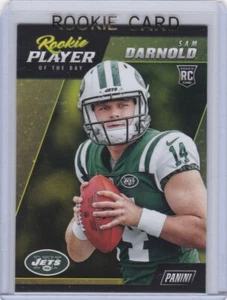 SAM DARNOLD ROOKIE CARD 2018 Panini Player of the Day JETS FOOTBALL RC Panthers! - Bild 1 von 2