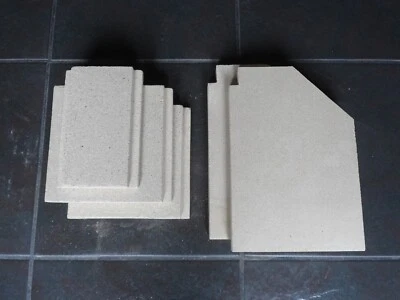 Fire Bricks to fit Portway 2 Contemporary Stove Full Set Incl. Top Baffle Brick - Image 1 of 4