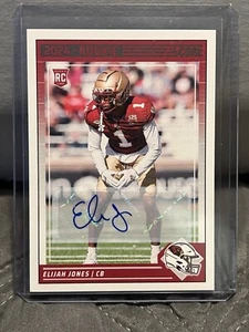 Puntuación 2024 - Rookies Signatures #377 Elijah Jones (RC) Arizona Cardnials - Imagen 1 de 2