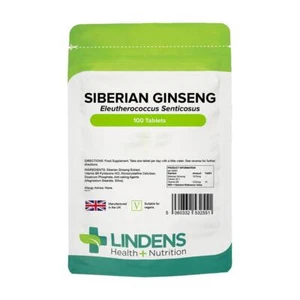 Lindens Siberian Ginseng 1000 mg - 100 tablets - Bild 1 von 1