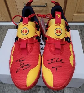 Trae "Ice T" Young Signed Adidas McDonalds All-American Shoes COA: BAS & Young - Picture 1 of 5