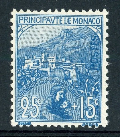 MONACO 1914 MINT H #B5, VIEW OF MONACO !! S61 Cover