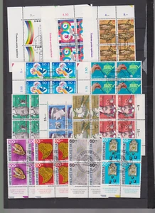 briefmarken - schweiz - vierer blöcke -mit preis gestempelt top - komplett - Bild 1 von 2