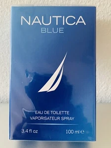 NAUTICA BLUE EDT SPRAY 3.4 Oz Men By COTY SEALED BOX VINTAGE MI SPAIN - Picture 1 of 4