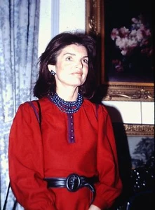 JACKIE KENNEDY ONASSIS - Us First Lady - Orig. Vintage PORTRAIT Slide - Picture 1 of 2