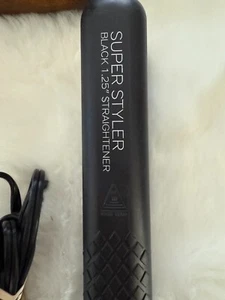 HERSTYLE Super Styler piastra per capelli nera 1,25" 100% CERAMICA - Foto 1 di 7