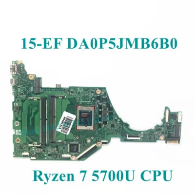 DA0P5JMB6B0 For HP 15-EF 15S-ER 15S-EQ AMD Ryzen 7 5700U Laptop Motherboard - Image 1 of 4