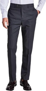 Calvin Klein Men's Slim Fit Dress Pant, Grey, 31/32 - Picture 1 of 3