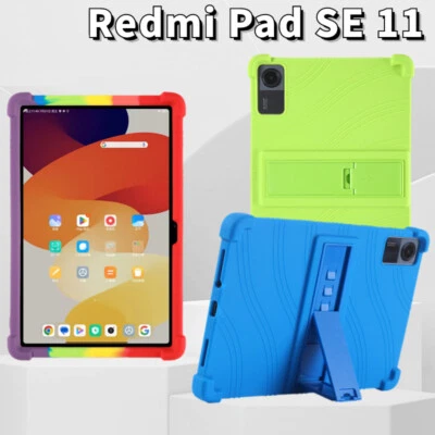 Stand Tablet Case For Xiaomi Redmi Pad SE 2023 11'' Kids Soft Silicone Gel Cover - Image 1 of 4