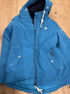 Schmuddelwedda Schmuddelwetter Winterjacke Damen Größe M Ungetragen Tolles Blau - Bild 1 von 3