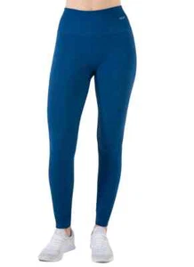 Nux Newly Minted Leggings Blue  sz M Light Compression Textured Pattern - Picture 1 of 3