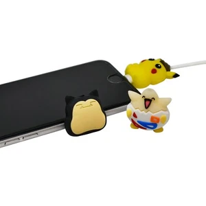 3-pack Cable Protectors Pika, Togepi, & Snorlax Compatible with iPhone & Android - Picture 1 of 1