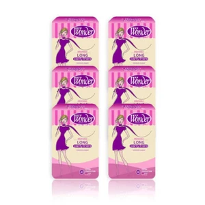 6x Panty Liners Long Menstrual Care Products Period Pads Wonder 40 Pack - Picture 1 of 5