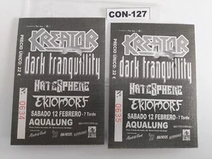 CONCERT TICKETS-ENTRADAS DE CONCIERTOS --- KREATOR+DARK TRANQUILLITY+HATESPHERE - Imagen 1 de 1