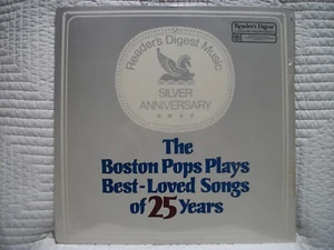 Sealed Boston Pops Plays Best Loved Songs of 25 Years 1987 Vinyl LP Record - Bild 1 von 2