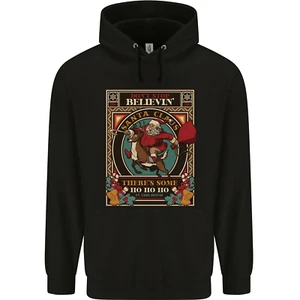 Funny Christmas Santa Clause Offensive Childrens Kids Hoodie - Picture 1 of 88