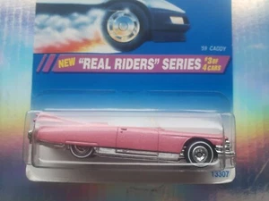 REAL RIDERS~ '59 CADDY~BP~#3/4~HOT WHEELS~LUIS MONTESDEOCA EMPLOYEE COLLECTION - Picture 1 of 8