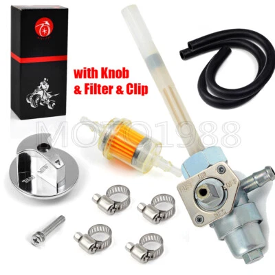 Fuel Petcock Fuel Shut Off Valve FOR Honda FourTrax 250 TRX250X 2x4 1987 - 1992 - Image 1 of 4