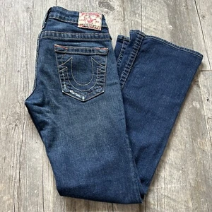 True religion bobby seat women’s jeans boot cut Size 28 distressed - Picture 1 of 10