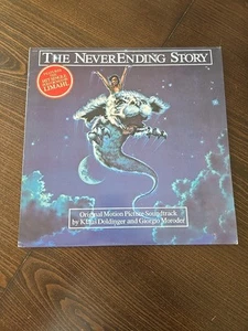 The Never Ending Story movie soundtrack vinyl LP record RARE Giorgio Moroder - Picture 1 of 4