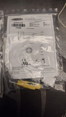 BANNER SQ18VP6LLPQ8 Photoelectric Sensor Brand New Fast Shipping - Image 1 of 2