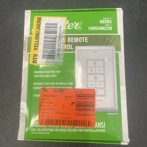 Hunter 99393 Ceiling Fan Remote Control Wall Kit with Receiver - Picture 1 of 2