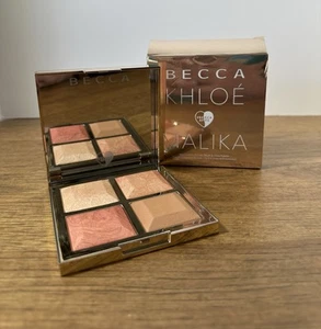 Paleta Becca BFF Khloé & Malika Bronce Rubor y Brillo CAJA DORADA Nueva en Caja Nueva en Caja - Imagen 1 de 12