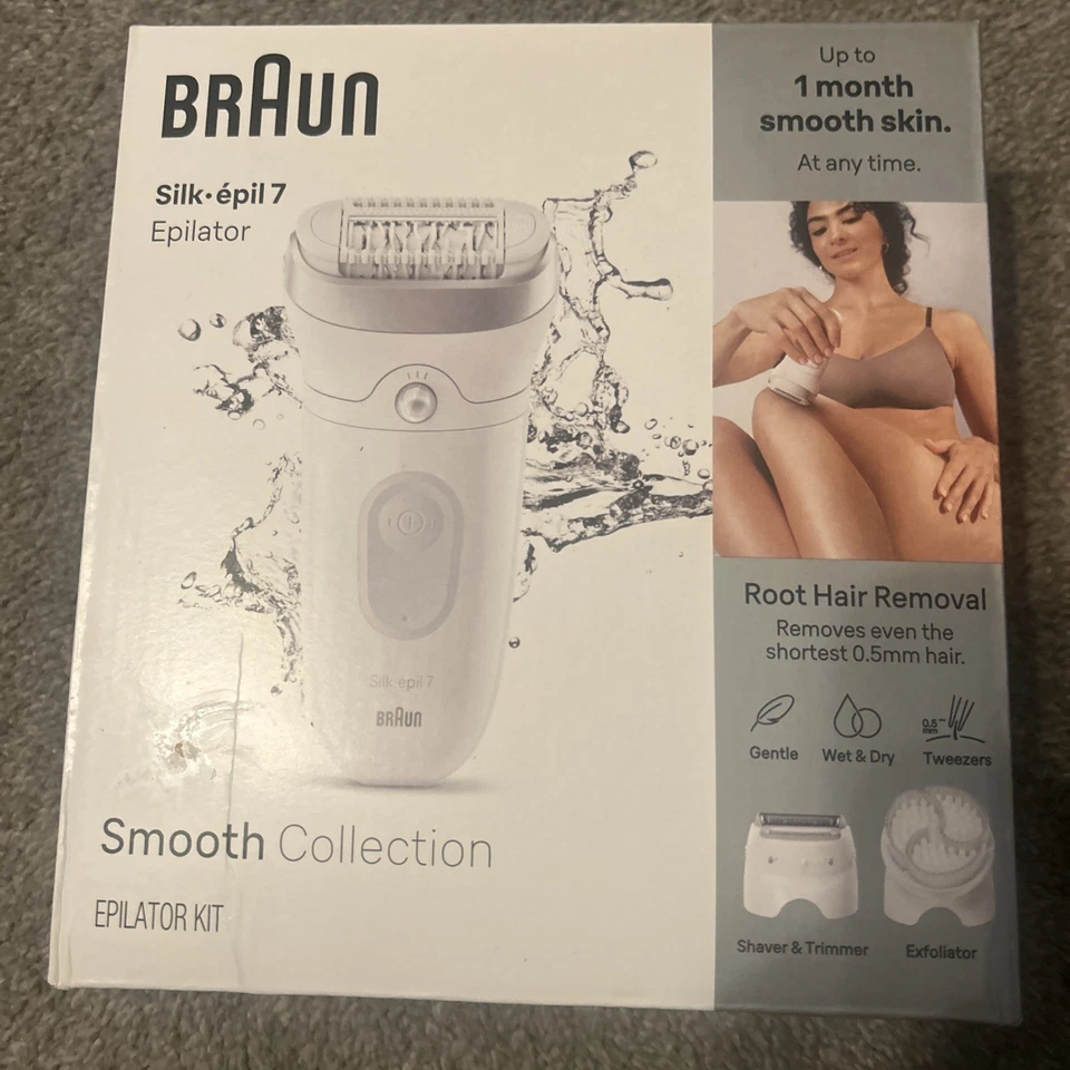 Braun Silk Epil 7 Epilator Kit Smooth Collection On Now