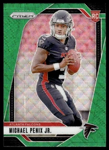 2024 Panini Prizm Green Wave Michael Penix Jr. RC Atlanta Falcons #378 - Picture 1 of 2