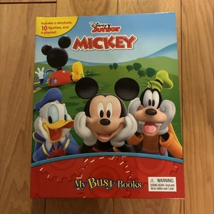 Disney Mickey's Christmas My Busy Books - Storybook, 10 figurines, playmat - Picture 1 of 4