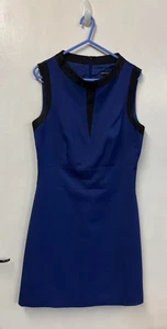 Vestido ajustado a lápiz azul y negro Karen Millen Reino Unido 10 - Imagen 1 de 7
