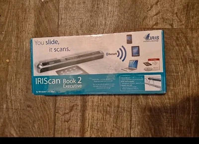 IRIScan Book 2 Executive Scanner For Window Mac Bluetooth Text File PDF New - Image 1 of 4