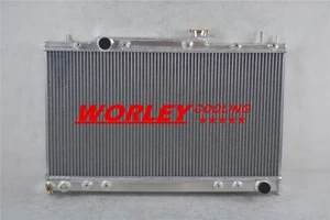 Aluminum Radiator FOR 2002-2007 Toyota Caldina 2.0L ST246 3S-GTE AT 03 04 05 06 - Picture 1 of 7