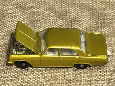 Винтажный спичечный коробок Opel Diplomat Lesney No 36 золотых литых игрушечных машинок отдельно/без коробки - Изображение 1 из 4