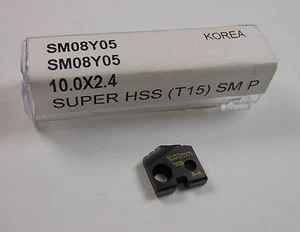 YG1 Throw Away Spade Insert 10mm x 2.4mm Super HSS TiAlN SM08Y05 - Picture 1 of 1